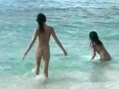 Playa, Lesbiana, Nudista, Adolescente