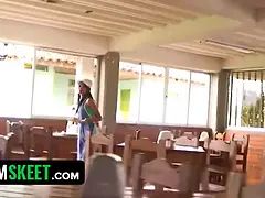 Blowjob, Footjob, Hd, Latina, Pussy, Screaming, Skinny, Tits