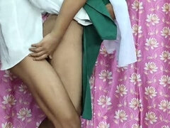 Schattig, Hd, Indisch, Kut duiken, Schoolmeisje, Student, Strak, Uniformpje