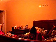 Garce, Noire, Noir ébène, Nue  à poil, Voyeur