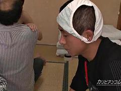 Grosse titten, Blasen, Besamung, Gruppe, Japanische massage, Orgie, Titten