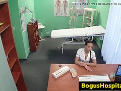 Nurse with a medical degree gets pounded from behind by her doctor in HD fitness video