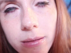 ASMR fetish redhead teen girl solo