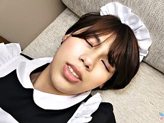 Asiatique, Grosse bite, Sucer une bite, Éjaculation interne, Tir de sperme, Époux mari, Suçant, Nénés