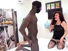 Enthousiasteling, Grote lul, Pijpbeurt, Bruinharig, Sperma shot, Europees, Realiteit, Kousen