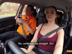 Любители, Минет, В машине, Чешки, Член, На природе, Юбки, Сиськи