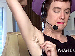Волосатые, Мастурбация, Чулки, Тату, Под юбкой