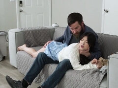 Cute Asian teen gets spanked, fingered, and fucked silly