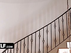 Blondine, Vollbusig, Geile alte tussi, Milf, Mutti, Muschi, Schreiend, Stiefmutter