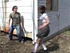 Tussi, Blasen, Latina, Öffentlich, Jungendliche (18+)