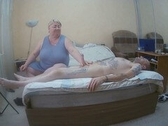 Spermaladung, Füsse, Handjob, Massage, Masturbation, Milf, Mutti, Russisch