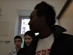 Amateur, Grosse bite, Noire, Bouteille, Noir ébène, Faciale, Branlette thaïlandaise, Maigrichonne