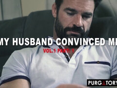 Grosse bite, Couple, Gorge profonde, Bâillonner, Hd, Époux mari, Petite femme, Plan cul à trois