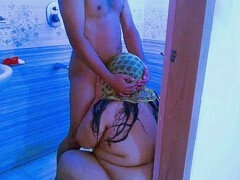 Анальный секс, Арабское, Тетя, Ванна, Большая жопа, Зрелые