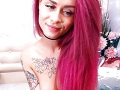 Tattooed 18-19 year old rectal fuck sex toys, masturbate pussy dong