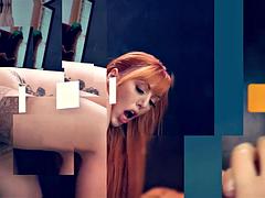 Archer Ali Swallows Cum from Glory Hole with Sloppy BJ and Dripping Loads