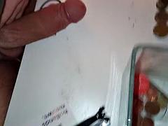 Grote lul, Groepseks ejactulatie, Lul, Zwart, Homo, Handbeurt, Hardcore, Masseren