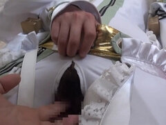 Grosse titten, Braut, Vollbusig, Fetisch, Japanische massage, Masturbation, Weibliche ejakulation, Titten