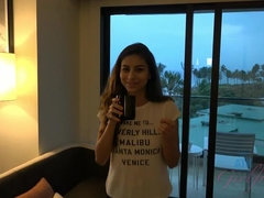 Amateur, Cul, Brunette brune, Petite amie, Piercing, Chatte, Rasée, Allumeuse