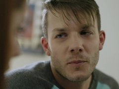 Anaal, Badkamer, Fles, Sperma shot, Vingeren, Likken, Roodharige vrouw, Tieten likken