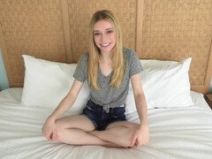 18, 素人, ベッドルーム, フェラチオ, はじめて, ハードコア, ホテル, ティーン