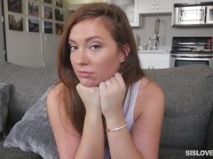 Lovely brunette Maddy Oreilly getting fucked hard in POV