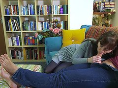 Grosser schwanz, Bekleidet, Schwanz, Hd, Milf, Stiefmutter, Strümpfe, Taboo