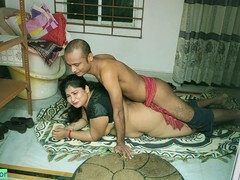 Stunning desi maid with huge breasts enjoys steamy sex session!