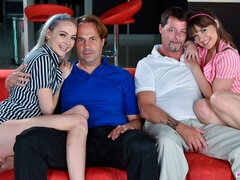 お尻, デカ尻, フェラチオ, バック, ドレス, グループ, 淫乱熟女, オージー