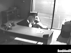 Leie, Blasen, Fetisch, Handjob, Büro, Schlampe, Titten, Spanner