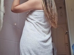 Girl masturbating, big ass, big ass