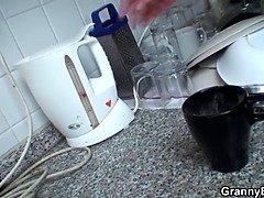 Schönheit, Blondine, Blasen, Vollbusig, Masturbation, Reif, Mutti, Stiefmutter
