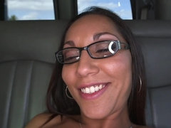 Blowjob, Brunette, Handjob, Latina, Shy, Tits