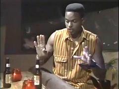 デカパイ, 黒人, フェラチオ, 黒人, ハードコア, オッパイの, おもちゃ, ヴィンテージ