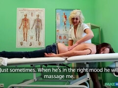 Stellung 69, Paar, Arzt, Massage, Krankenschwester, Büro, Muschi, Uniform