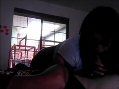 デカチン, フェラチオ, ぽちゃ, イく瞬間, 顔射, 自家製, のぞき, 妻