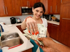 Grote kont, Zwart, Pijpbeurt, Bruinharig, Latijnse vrouw, Moeder die ik wil neuken, Gezichtspunt, Strippen