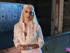 Tetas grandes, Rubia, Lesbiana, Tetas naturales, Al aire libre, Perforación, Coño, Tetas