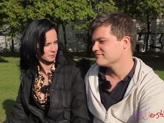 Amateur couple are ready for first porn video
