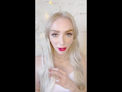 Bezaubernd, Blondine, Anfeuerer, Fetisch, Pov