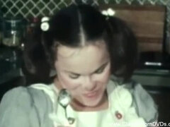 Leie, Grosser schwanz, Schlampe, Spermaladung, Hardcore, Milf, Retro, Vintage