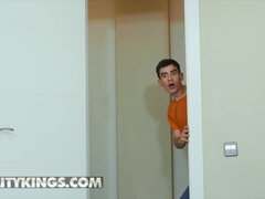 デカパイ, 兄弟, クリトリス, チン, なめる, オナニー, オマンコ, タトゥー