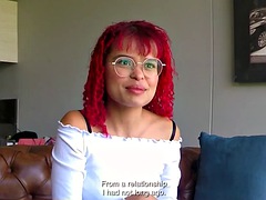 18 años, Mamada, Corridas, Linda, Latina, Lencería, Pelirrojo, Puta