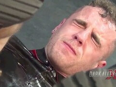 In den arsch, Arsch, Grosser schwanz, Latex, Leder, Lecken, Arsch lecken, Schlucken