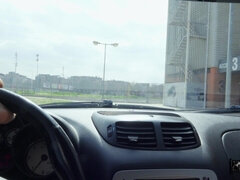 Amateur, Cul, Grosse bite, Voiture, Seins naturels, De plein air, Réalité, Rasée