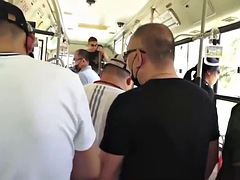 Азиатки, Красотки, Садо мазо, Красивые, Автобус, Фетиш, На публике