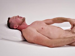 Grosser schwanz, Schwul, Handjob, Masturbation, Muskel, Orgasmus, Piercing, Solo