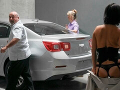 超カワイイ, フェラチオ, 茶髪の, バック, フィストファック, 手コキする, 淫乱熟女, ストッキング