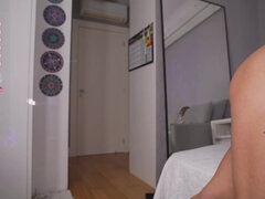 Naughty bimbo breathtaking erotic solo movie