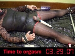 Leie, Sadomasochismus, Crossdresser, Papi, Masturbation, Orgasmus, Solo, Gefesselt